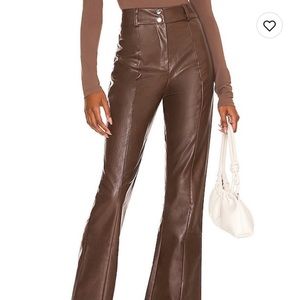 Majorelle, small, brown leather